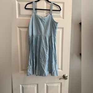 J. Crew Light Blue Chambray Dress